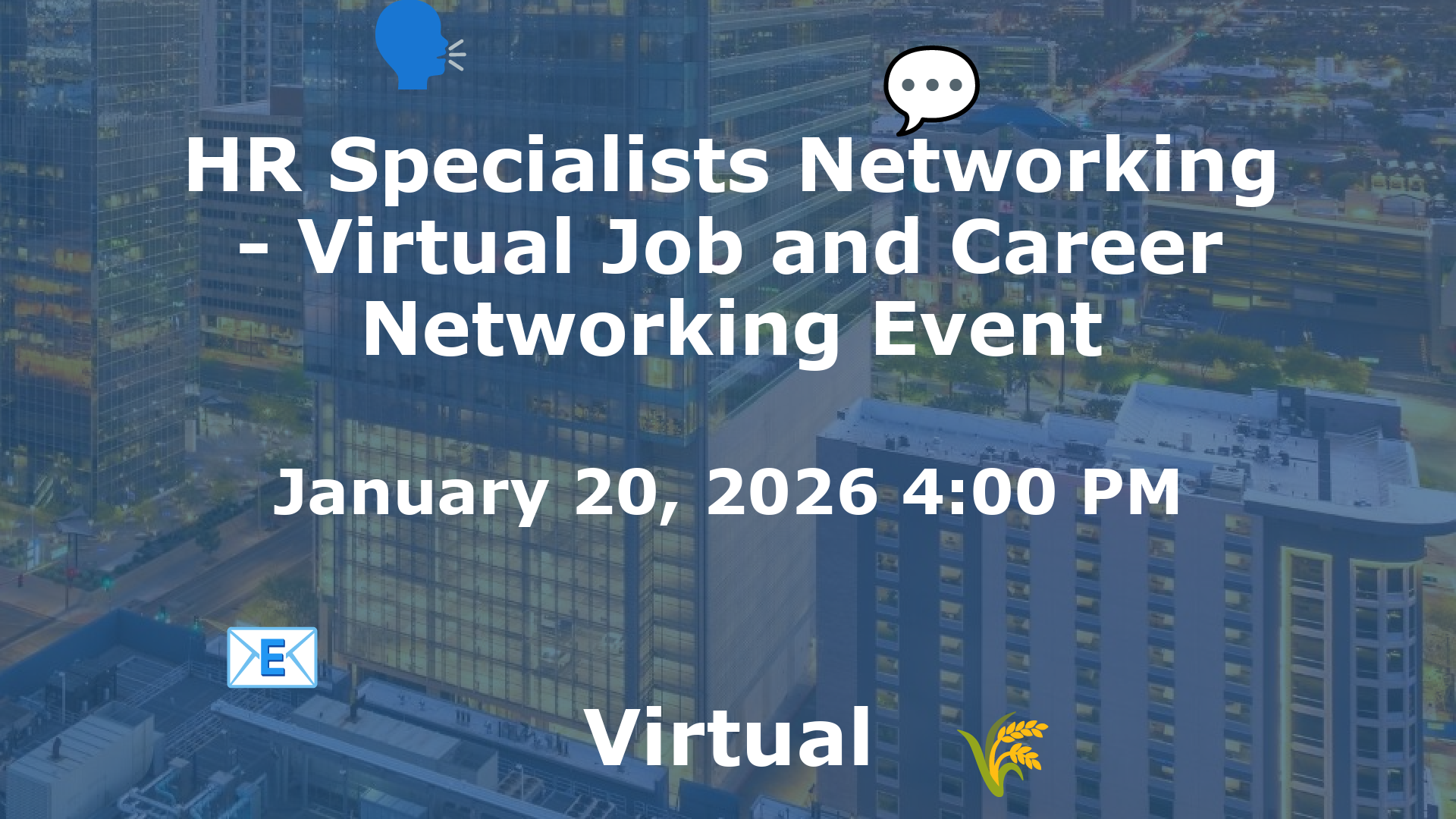 HR Specialists Networking - Virtual Job and Career Networking Event event image